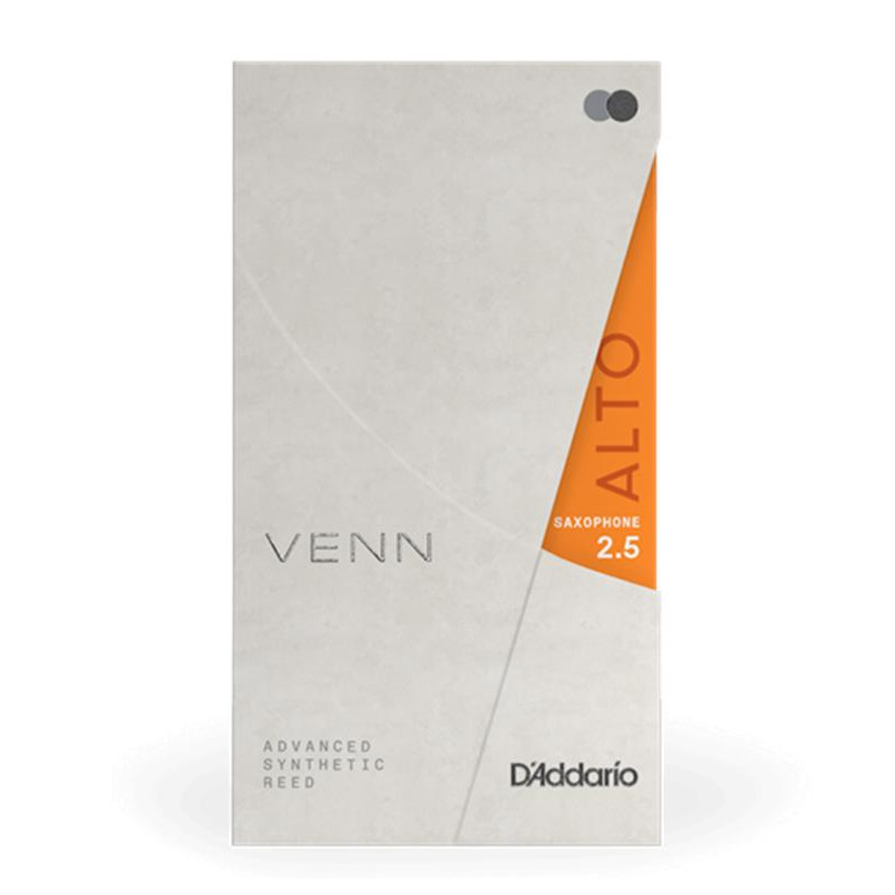 D'Addario VENN ALTO SAXOPHONE REED #2.5 VAS0125G2 - зображення 1