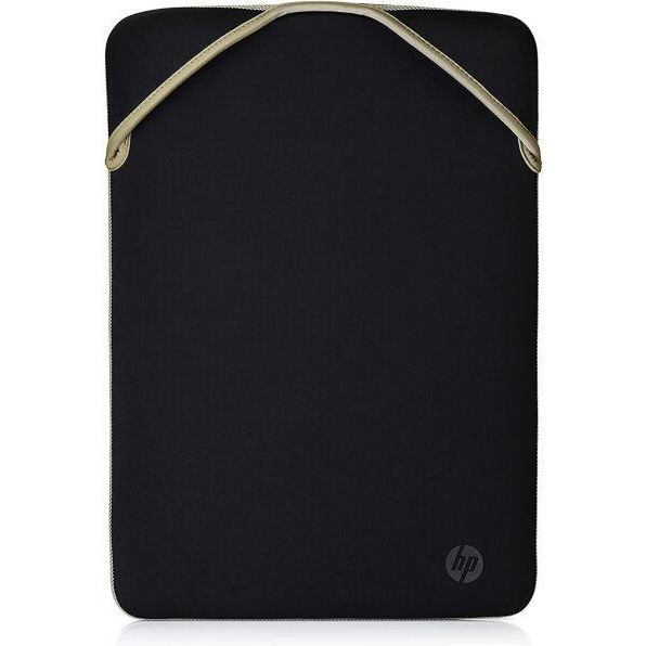 HP 14" Protective Reversible Black/Gold Laptop Sleeve (2F1X3AA) - зображення 1