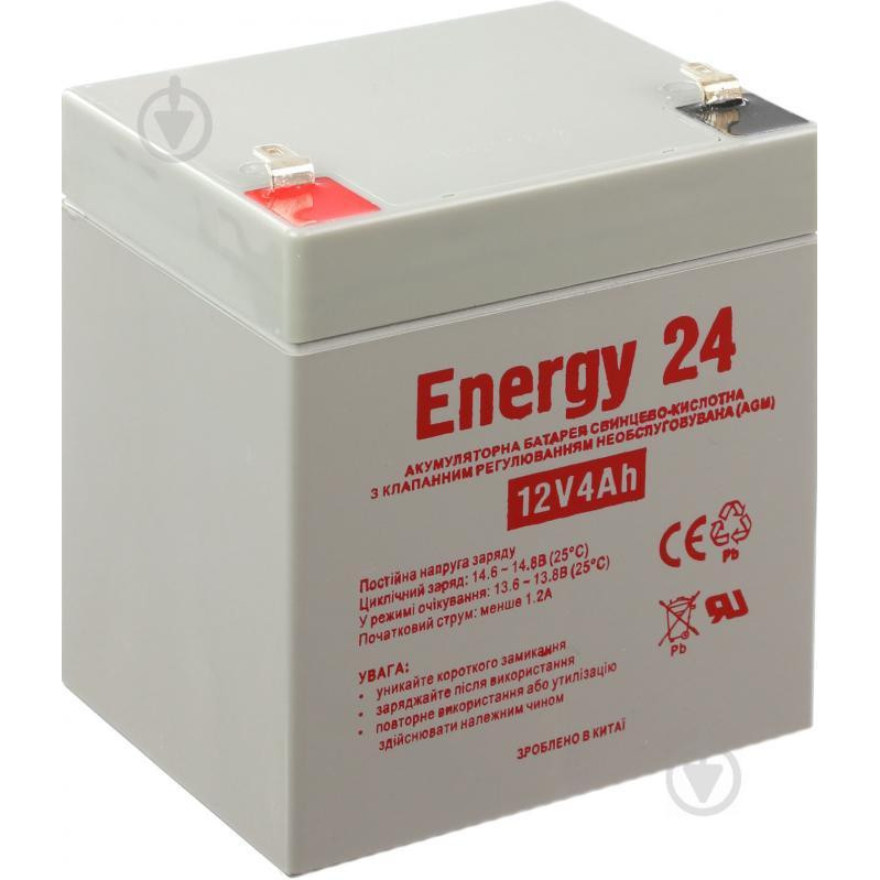 Energy 24 AGM 12V 4Ah (SLA-MS12V4) - зображення 1