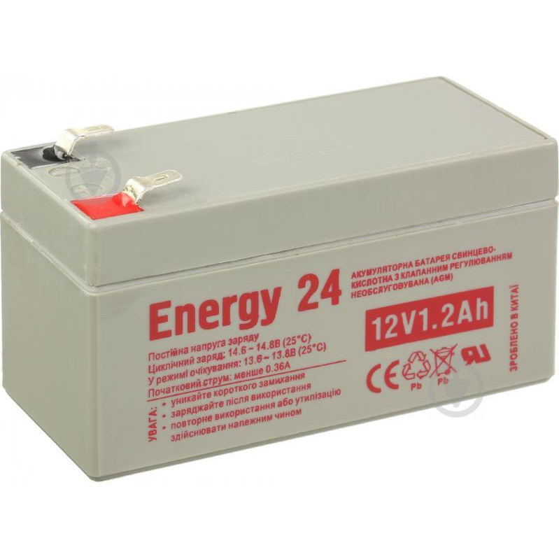 Energy 24 AGM 12V 1.2Ah (SLA-MS12V1.2) - зображення 1