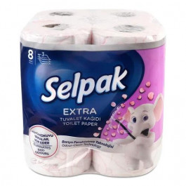   Selpak Папiр туалетний  Extra 3-шаровий, 8 шт (8690530050969)