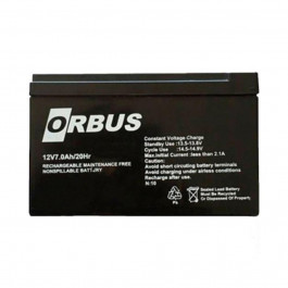   ORBUS AGM 12V 7.2Ah (ORB1272)