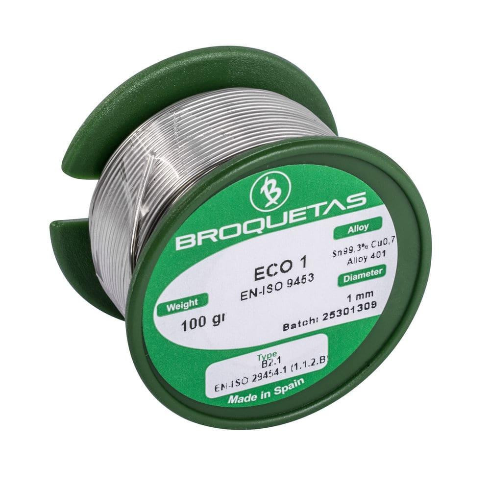 Broquetas Припой  Sn99,3 Cu0,7, 1,0мм, 100гр. (ECO1-10/01H) - зображення 1