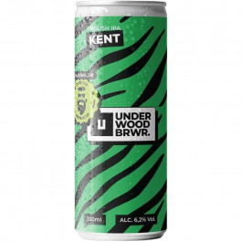   Underwood Brewery Пиво  Kent світле нефільтроване з/б, 0.33 л (4820224361048)