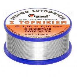   Cynel Припой Sn60Pb40 1.2mm (100g)