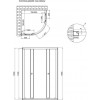 Lidz Latwa SC80x80.SAT.LOW.FR Frost (LLSC8080SATLOWFR2) - зображення 2