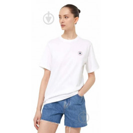   Converse Біла жіноча футболка  MINI CHUCK PATCH TEE con10026565-102