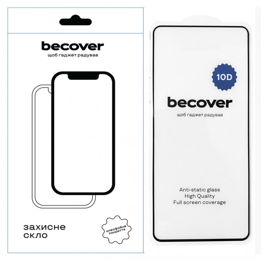 BeCover Захисне скло  для Tecno POVA 5 (LH7n) 10D Black (711825) - зображення 1