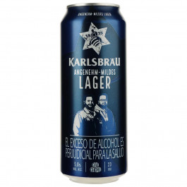   Karlsbrau Пиво  Lager світле 5% 0.5 л з/б (4002631023799)