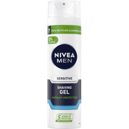   Nivea Гель для гоління  Men Instant Protection Sensitive, 200 мл (4006000051826)