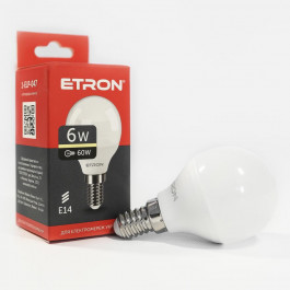   Etron LED 6W 3000K E14 (1-ELP-047)