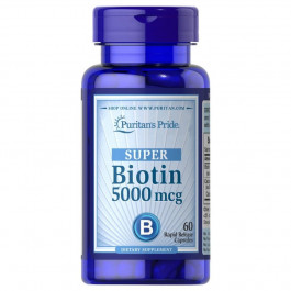   Puritan's Pride Biotin 5000 mcg 60 капс