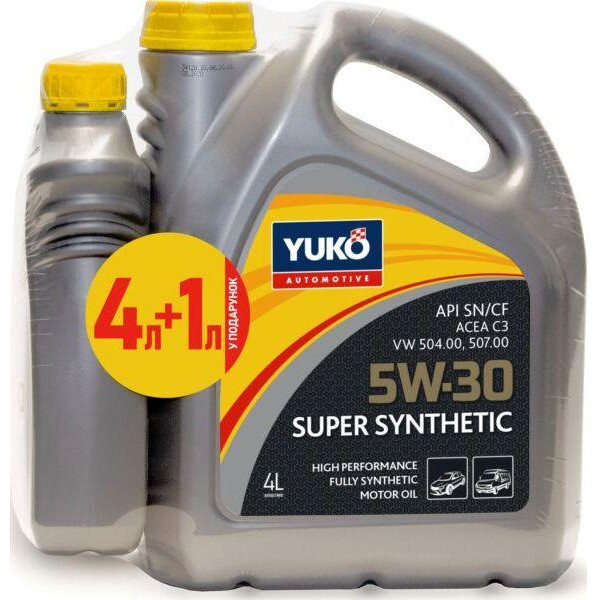 Yuko SUPER SYNTHETIC C3 5W-30 1л - зображення 1