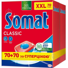   Somat Таблетки  Classic для посудомийних машин, 140 шт. (9000101587265)