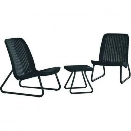   Keter Набор мебели Rio patio set, графит (7290103662431)