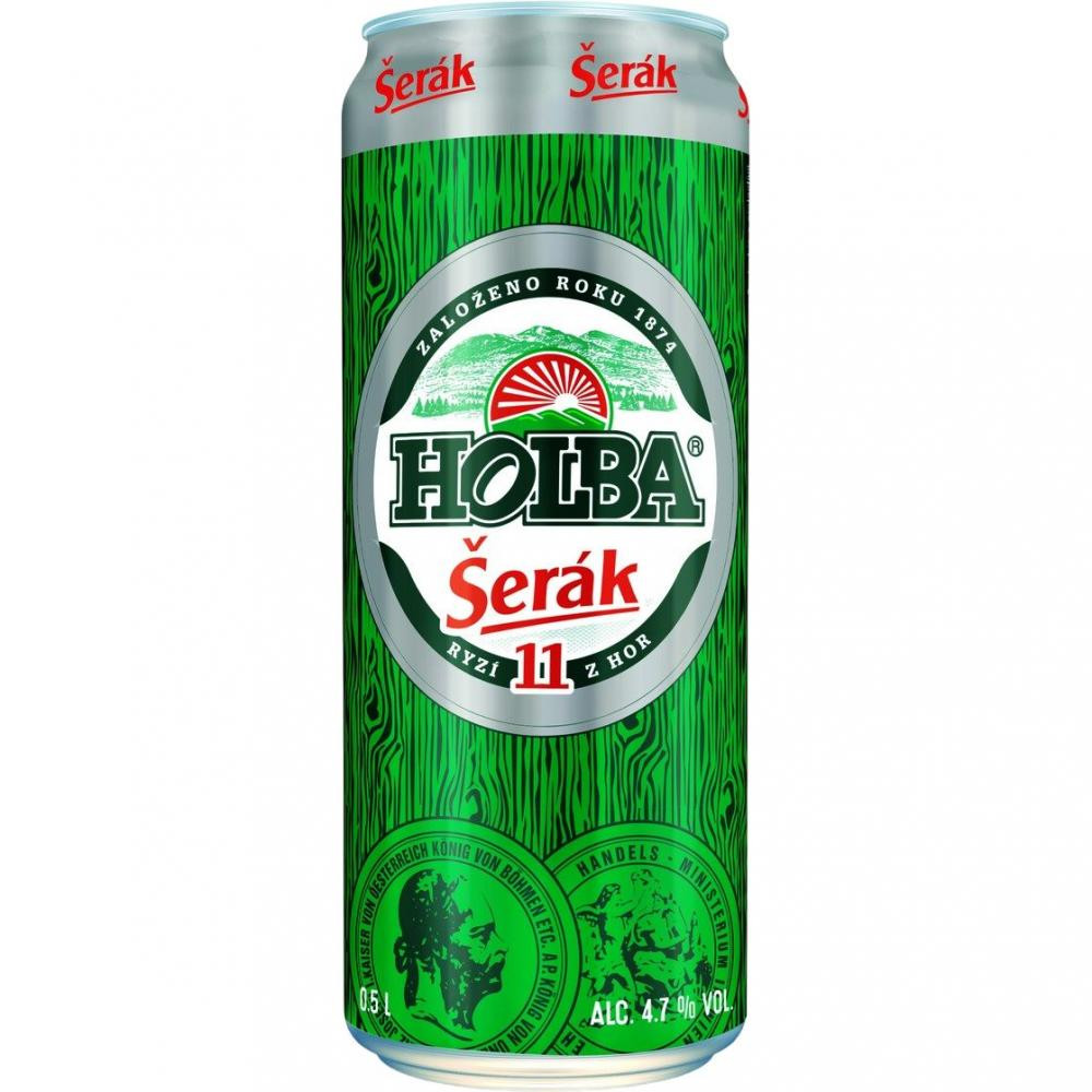 Holba Пиво  Serak світле з/б, 0.5 л (8593875910595) - зображення 1