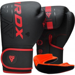   RDX Боксерські рукавички F6 Kara, 16oz Matte Red (BGR-F6MR-16OZ)