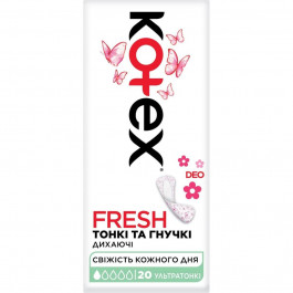   Kotex Ежедневные прокладки  Deo Ультратонкие 20шт (5029053548241)