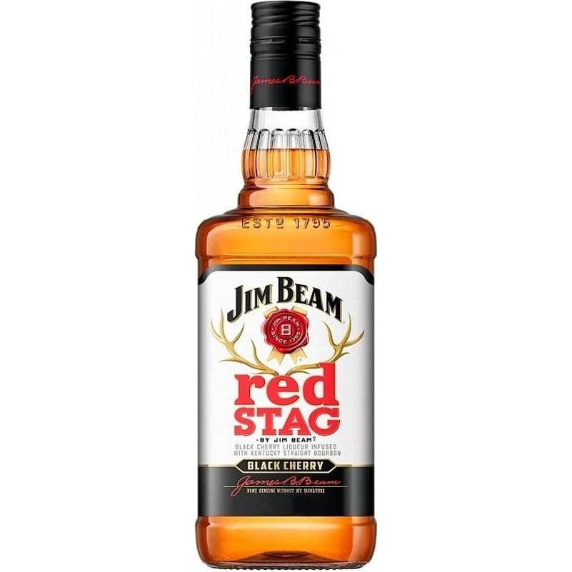 Jim Beam Лікер  Red Stag (Чорна черешня), 32,5%, 1 л (873718) (5060045590312) - зображення 1