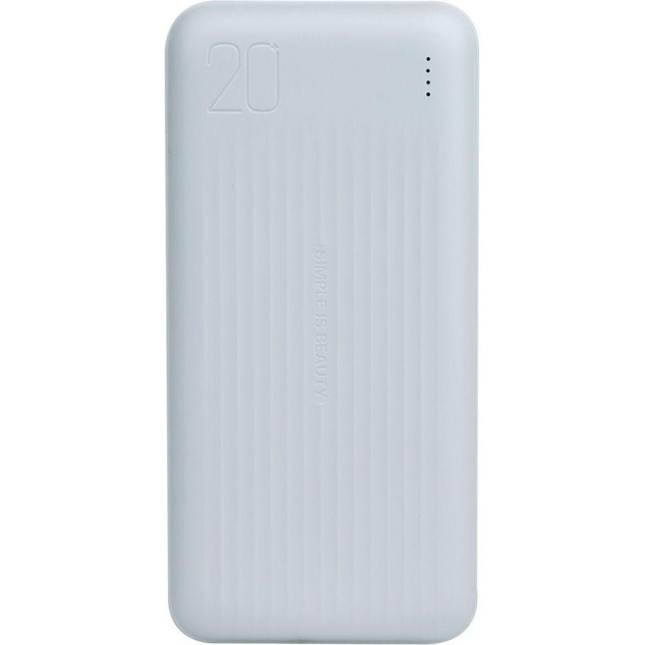 XO PB302 20000 mAh, White - зображення 1