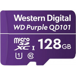   WD 128 GB microSDXC UHS-I Class 10 Purple QD101 WDD128G1P0C