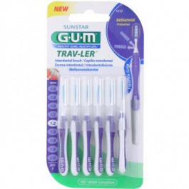   Sunstar GUM Trav-Ler міжзубні щіточки 6 штук 1,2 mm 6 кс