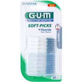   Sunstar GUM Soft-Picks +Fluoride зубочистки Х-великий 40 кс