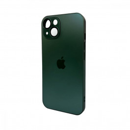   AG Glass Matt Frame Color Logo for Apple iPhone 14 Cangling Green (AGMattFrameiP14Green)