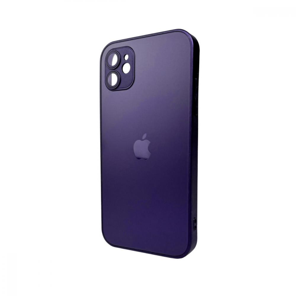 AG Glass Matt Frame Color Logo for Apple iPhone 11 Deep Purple (AGMattFrameiP11Purple) - зображення 1