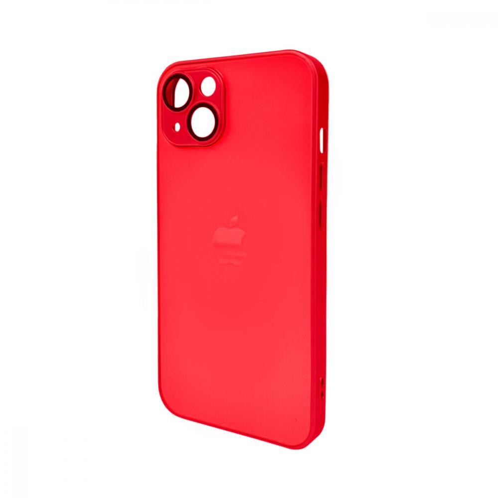 AG Glass Matt Frame Color Logo for Apple iPhone 12 Coke Red (AGMattFrameiP12Red) - зображення 1