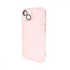 AG Glass Matt Frame Color Logo for Apple iPhone 13 Chanel Pink (AGMattFrameiP13Pink) - зображення 1