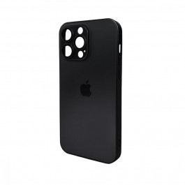   AG Glass Matt Frame Color Logo for Apple iPhone 15 Pro Max Graphite Black (AGMattFrameiP15PMBlack)