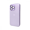 AG Glass Matt Frame Color Logo for Apple iPhone 13 Pro Light Purple (AGMattFrameiP13PLPurple) - зображення 1