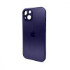 AG Glass Matt Frame Color Logo for Apple iPhone 14 Deep Purple (AGMattFrameiP14Purple) - зображення 1