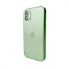 AG Glass Matt Frame Color Logo for Apple iPhone 11 Light Green (AGMattFrameiP11LGreen) - зображення 1