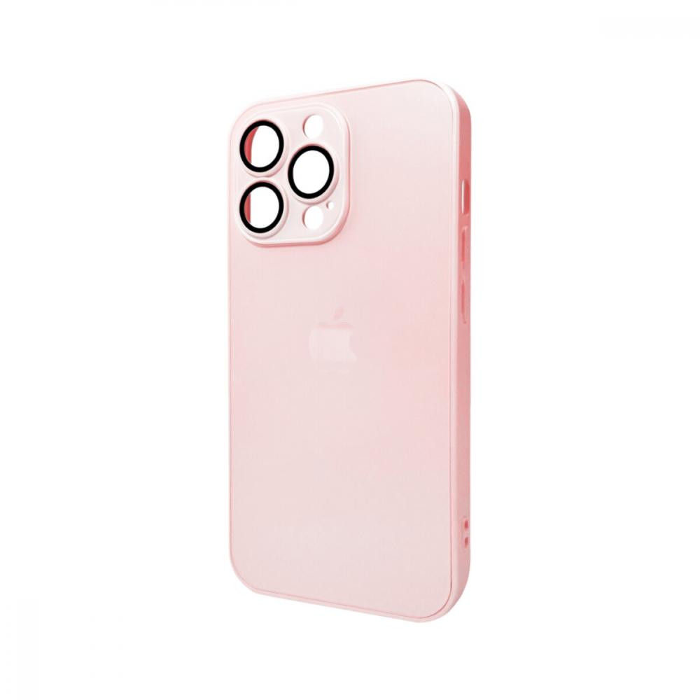 AG Glass Matt Frame Color Logo for Apple iPhone 12 Pro Max Chanel Pink (AGMattFrameiP12PMPink) - зображення 1