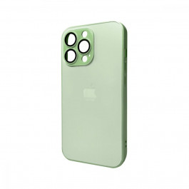   AG Glass Matt Frame Color Logo for Apple iPhone 11 Pro Max Light Green (AGMattFrameiP11PMLGreen)