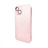 AG Glass Matt Frame Color Logo for Apple iPhone 14 Chanel Pink (AGMattFrameiP14Pink) - зображення 1