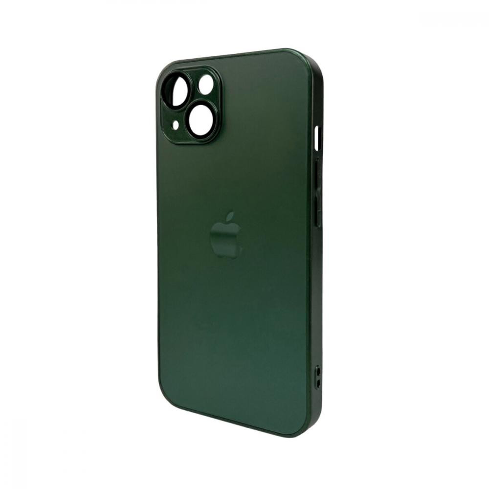 AG Glass Matt Frame Color Logo for Apple iPhone 12 Cangling Green (AGMattFrameiP12Green) - зображення 1