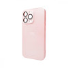 AG Glass Matt Frame Color Logo for Apple iPhone 13 Pro Chanel Pink (AGMattFrameiP13PPink) - зображення 1