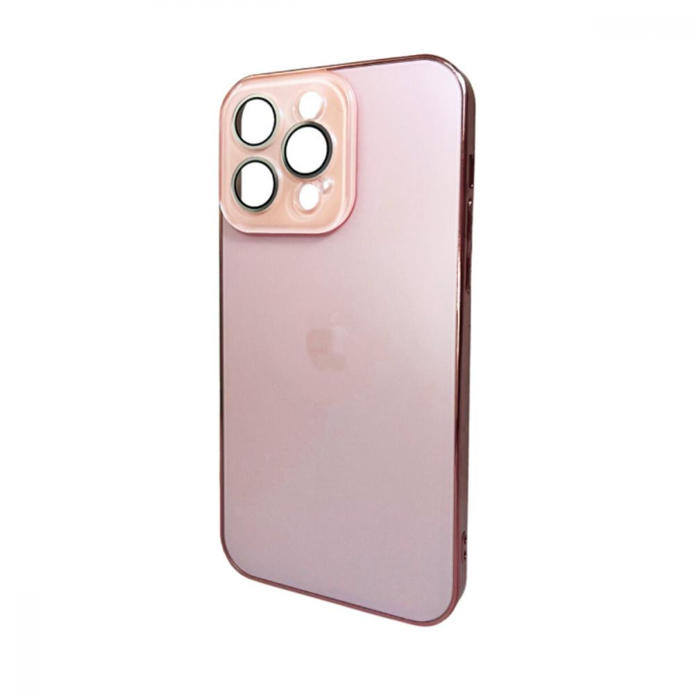 AG Glass Sapphire Frame MagSafe Logo for Apple iPhone 12 Pro Pink (AGSappiFRP12PPink) - зображення 1