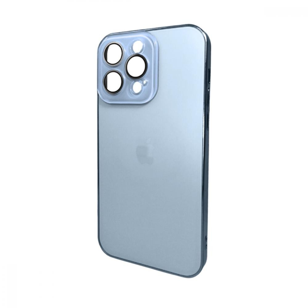 AG Glass Sapphire Frame MagSafe Logo for Apple iPhone 13 Pro Max Sierra Blue (AGSappiFRP13PMSierra) - зображення 1