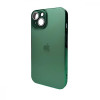 AG Glass Sapphire Frame MagSafe Logo for Apple iPhone 15 Cangling Green (AGSappiFRP15Green) - зображення 1