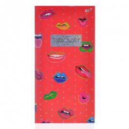   YES Блокнот 100x200мм 96л Turnowsky. Pattern lips (151443)