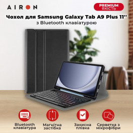   AIRON Premium Samsung Galaxy Tab A9 Plus 11'' 2023 + Bluetooth Keyboard (4822352781115)