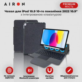   AIRON Premium iPad 10.9 10Gen 2022 10.9" with Keyboard (4822352781095)