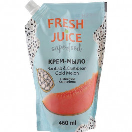   Fresh Juice Крем-мило  Superfood Baobab & Caribbean Gold Melon дой-пак 460 мл