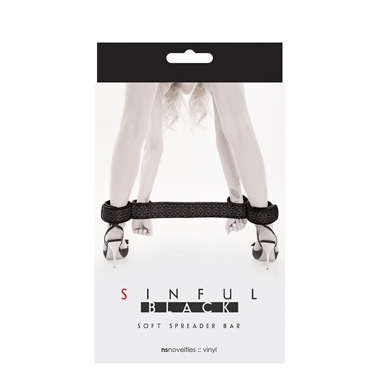 NS Novelties SINFUL SOFT SPREADER BAR BLACK (T280331) - зображення 1