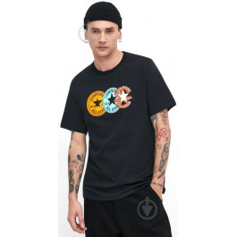   Converse Футболка чоловіча  Chuck Patch Distort Tee Black 10025973-001 S Чорна з принтом (194434686654)