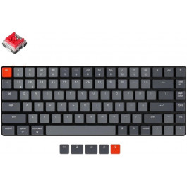   Keychron K3 84 keys, Low Profile Hot-Swap Optical White LED, Red (K3D1_KEYCHRON)